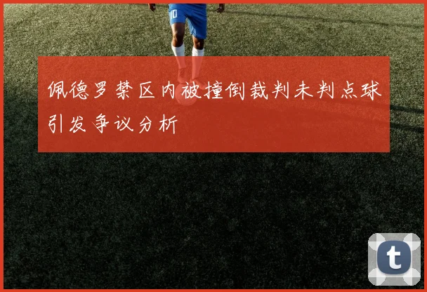 佩德罗禁区内被撞倒裁判未判点球引发争议分析